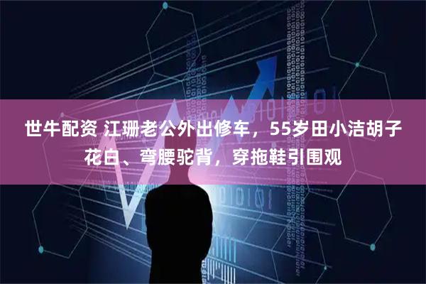 世牛配资 江珊老公外出修车，55岁田小洁胡子花白、弯腰驼背，穿拖鞋引围观